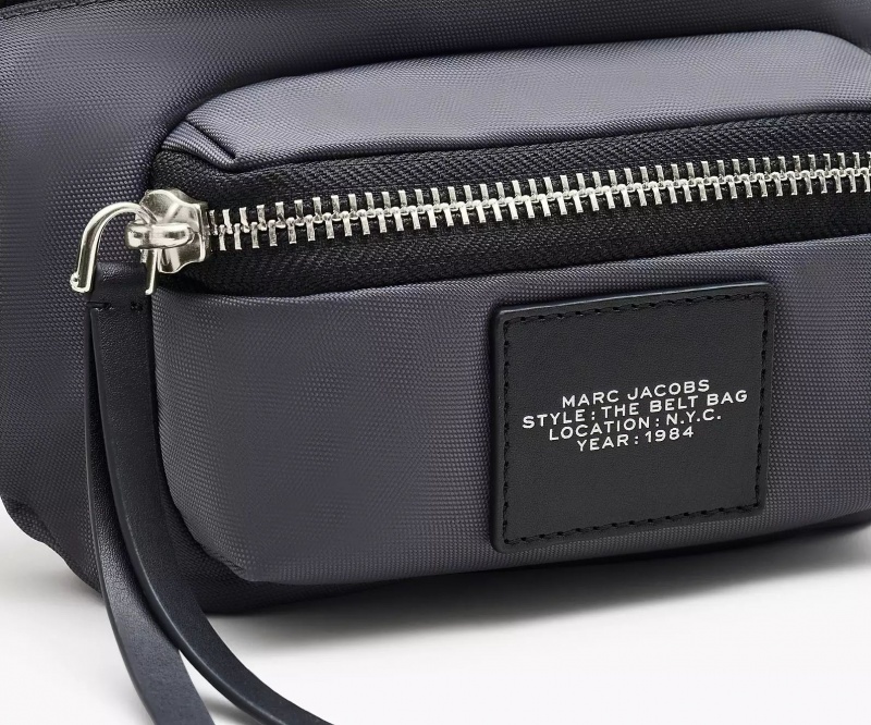 Dark Grey Marc Jacobs The Biker Nylon Women's Belt Bags | HFZX-61789