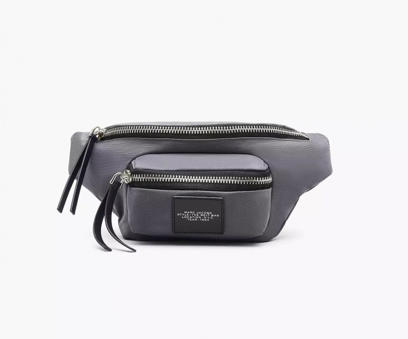 Dark Grey Marc Jacobs The Biker Nylon Women\'s Belt Bags | HFZX-61789