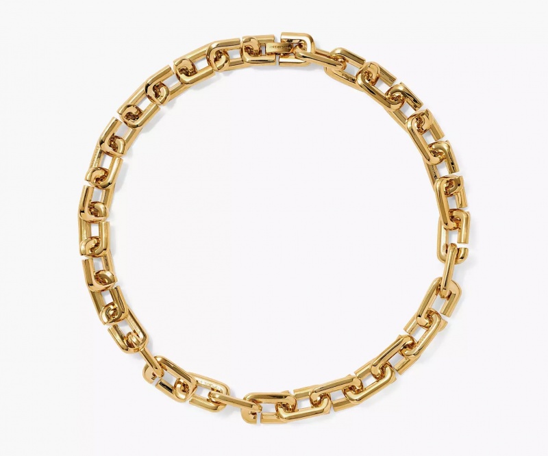 Gold Marc Jacobs The J Marc Chain Link Women\'s Necklaces | GXSC-29103