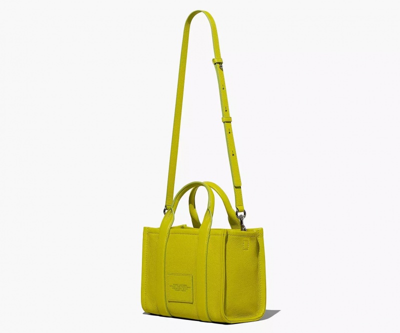 Green Marc Jacobs The Leather Small Women's Tote Bags | XFVL-10987