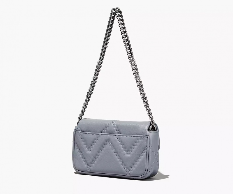 Grey Marc Jacobs The Quilted Leather J Women's Crossbody Bags | APLF-52307