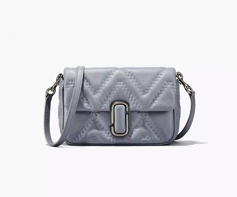 Grey Marc Jacobs The Quilted Leather J Women's Shoulder Bags | DKJM-34502