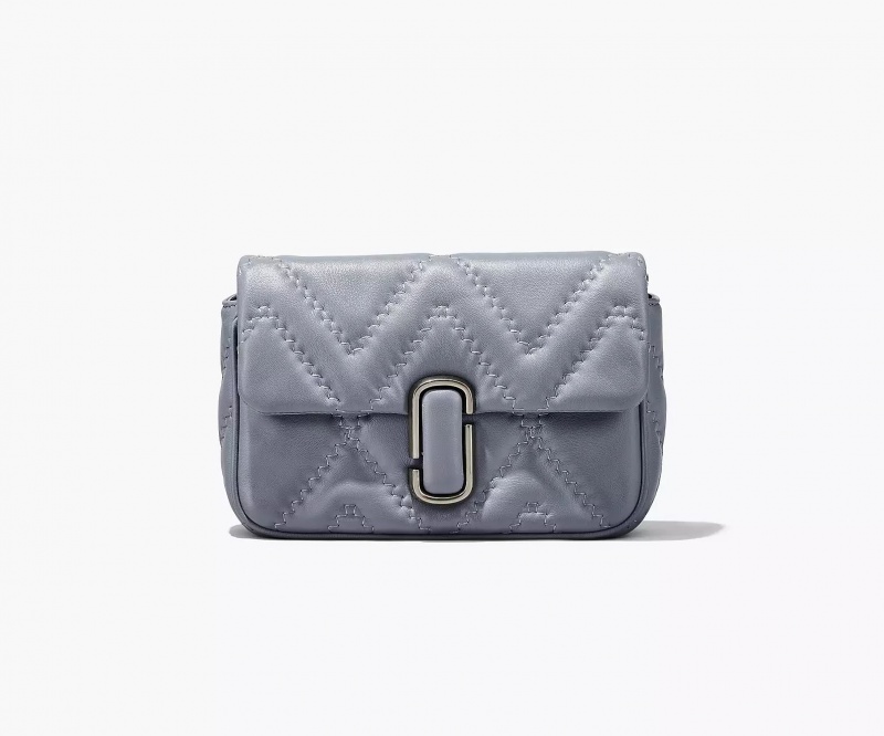 Grey Marc Jacobs The Quilted Leather J Women's Shoulder Bags | DKJM-34502