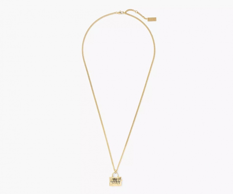 Light Gold Marc Jacobs The Women's Necklaces | UNZJ-73854