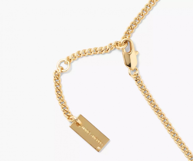 Light Gold Marc Jacobs The Women's Necklaces | UNZJ-73854