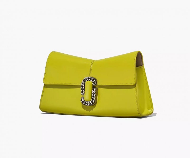 Light Green Marc Jacobs The St. Marc Convertible Clutch Women's Shoulder Bags | PRDK-57291