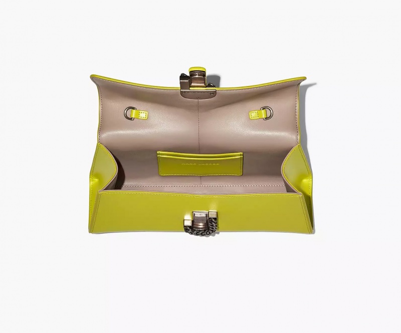 Light Green Marc Jacobs The St. Marc Convertible Clutch Women's Shoulder Bags | PRDK-57291