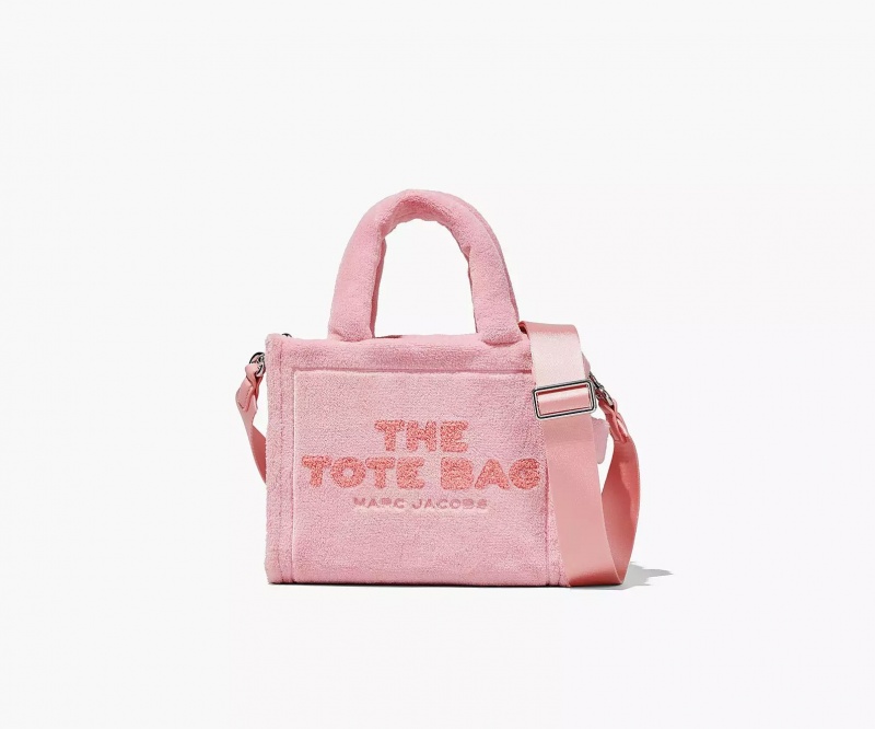 Light Pink Marc Jacobs The Terry Small Women\'s Tote Bags | VGKB-76980