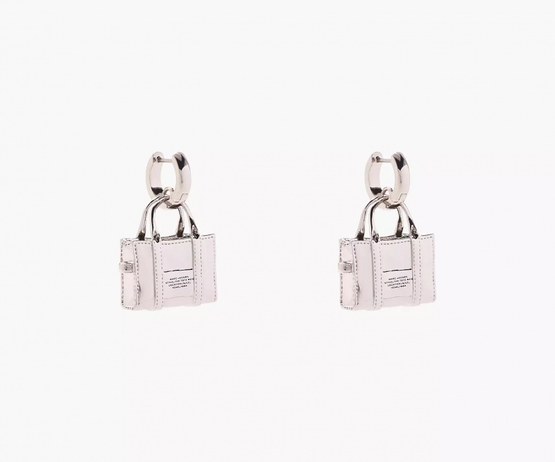 Light Silver Marc Jacobs The Charm Women's Earrings | FDGJ-07249