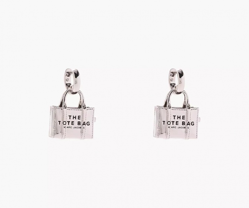 Light Silver Marc Jacobs The Charm Women\'s Earrings | FDGJ-07249