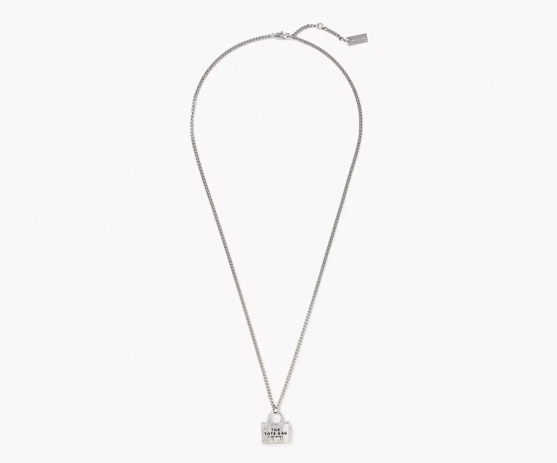 Light Silver Marc Jacobs The Women's Necklaces | JNEX-17984