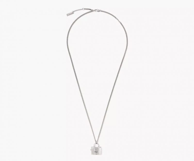 Light Silver Marc Jacobs The Women's Necklaces | JNEX-17984