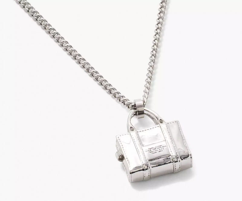 Light Silver Marc Jacobs The Women's Necklaces | JNEX-17984