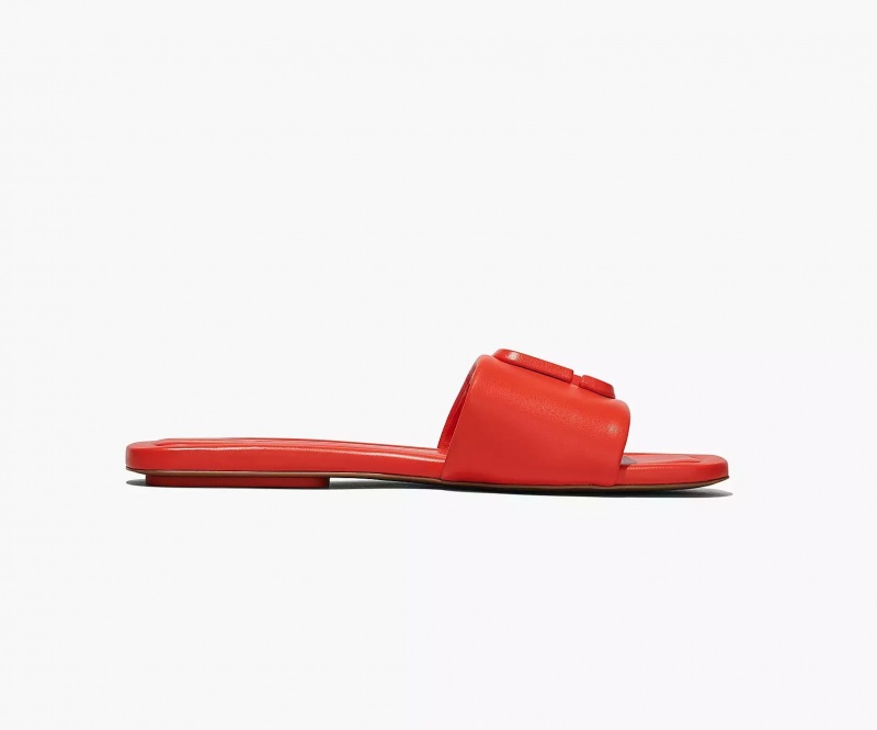 Orange Marc Jacobs The J Marc Leather Women's Sandals | DXFU-67204