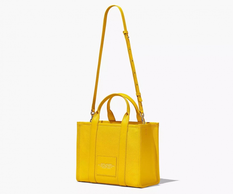 Orange Marc Jacobs The Leather Medium Women's Tote Bags | RGFN-15479