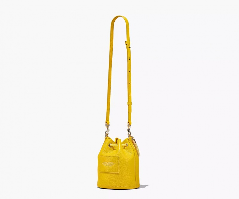 Orange Marc Jacobs The Leather Women's Bucket Bags | NXSP-18647