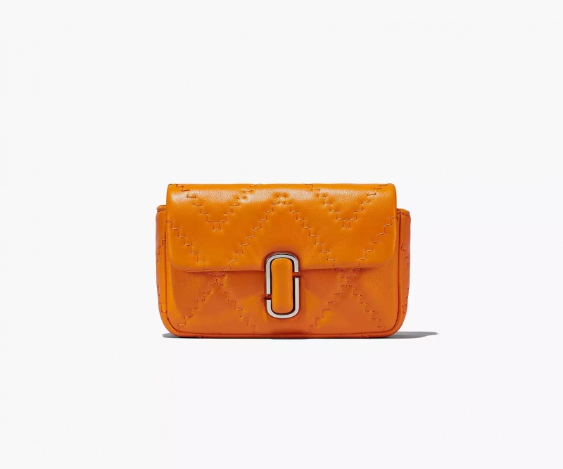 Orange Marc Jacobs The Quilted Leather J Women's Shoulder Bags | IZTU-59143