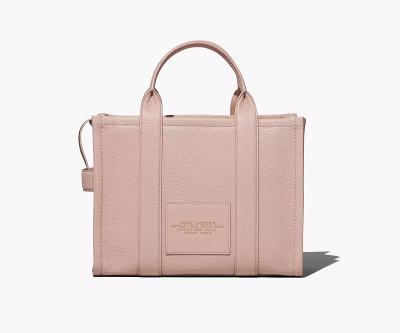 Rose Marc Jacobs The Leather Medium Women's Tote Bags | PDTV-50893