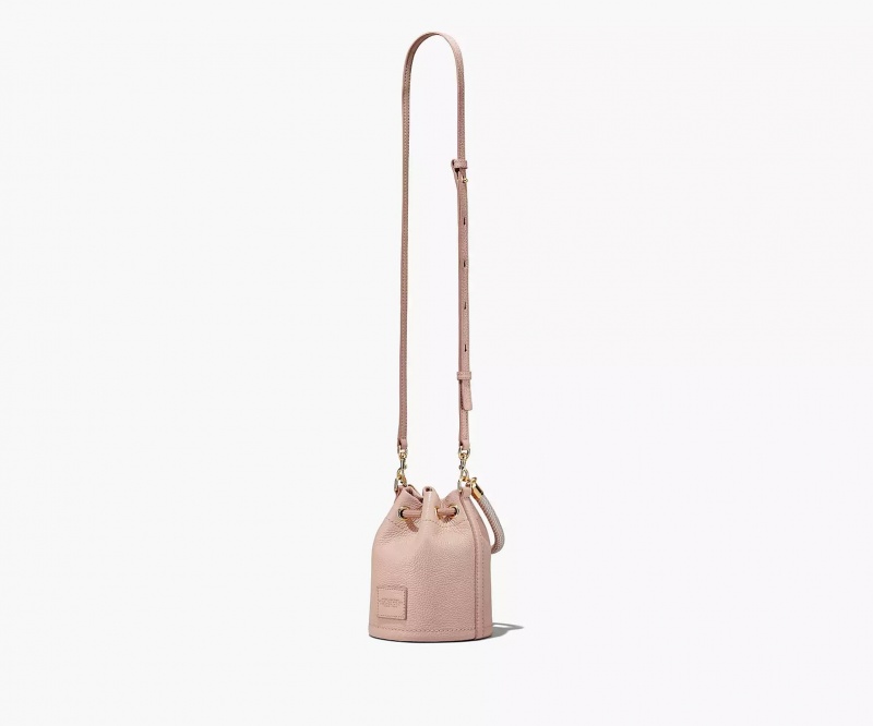 Rose Marc Jacobs The Leather Mini Women's Bucket Bags | JGBT-45728