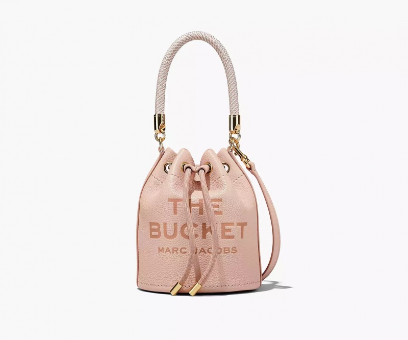 Rose Marc Jacobs The Leather Women\'s Bucket Bags | PZXG-07861