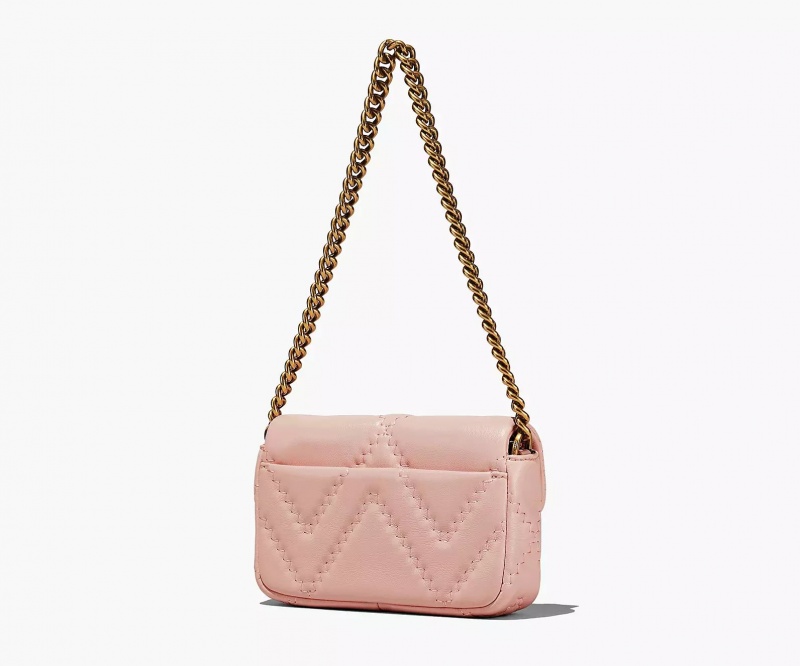 Rose Marc Jacobs The Quilted Leather J Women's Crossbody Bags | XORQ-19247