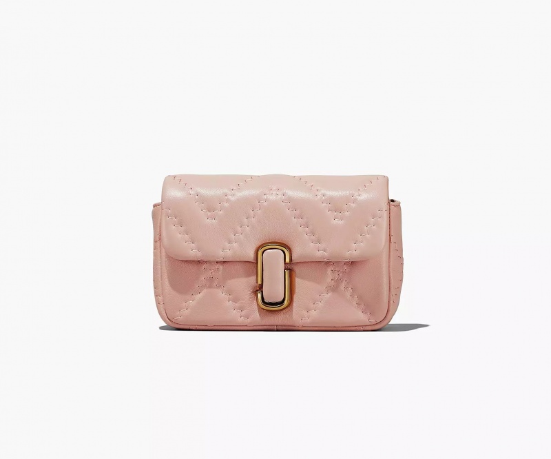 Rose Marc Jacobs The Quilted Leather J Women's Crossbody Bags | XORQ-19247