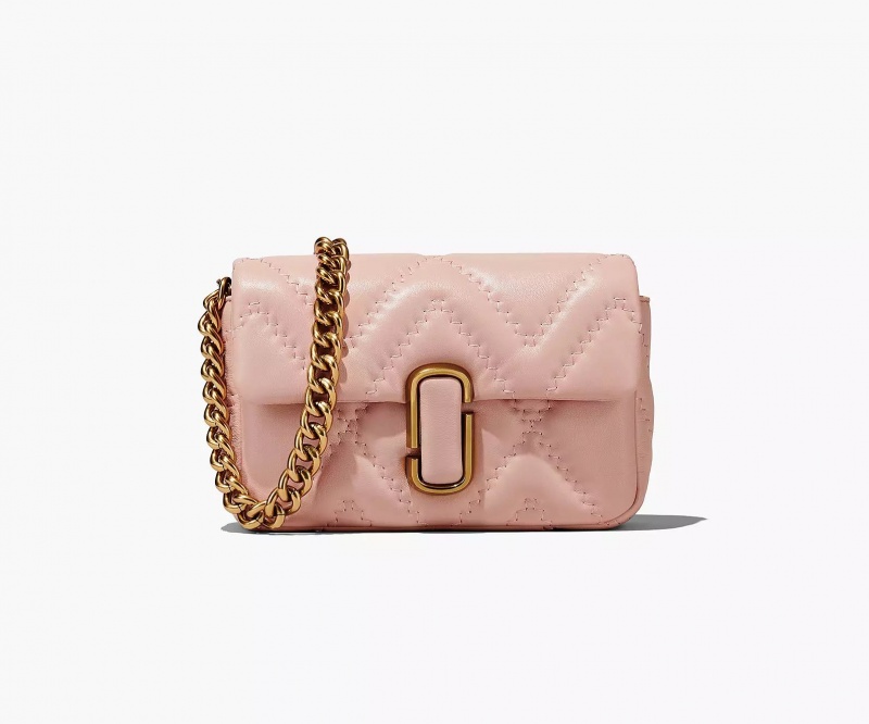 Rose Marc Jacobs The Quilted Leather J Women\'s Shoulder Bags | WTZF-36908