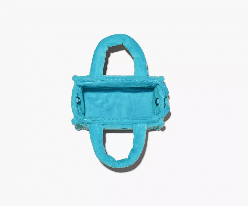 Turquoise Marc Jacobs The Terry Small Women's Tote Bags | ZQUW-26983