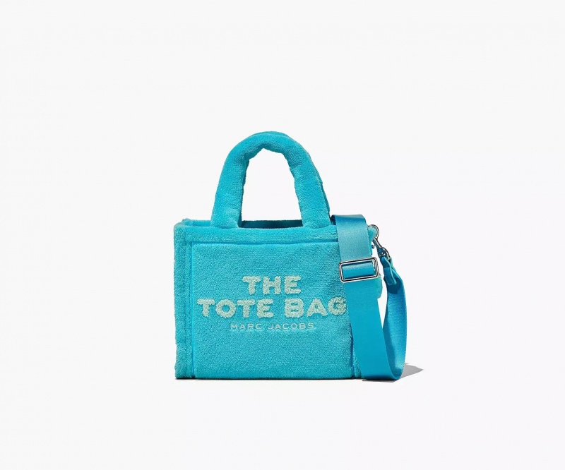 Turquoise Marc Jacobs The Terry Small Women\'s Tote Bags | ZQUW-26983