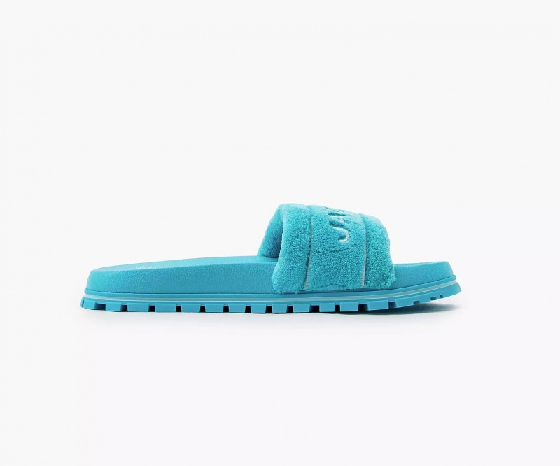 Turquoise Marc Jacobs The Terry Women's Sandals | TEZQ-43051