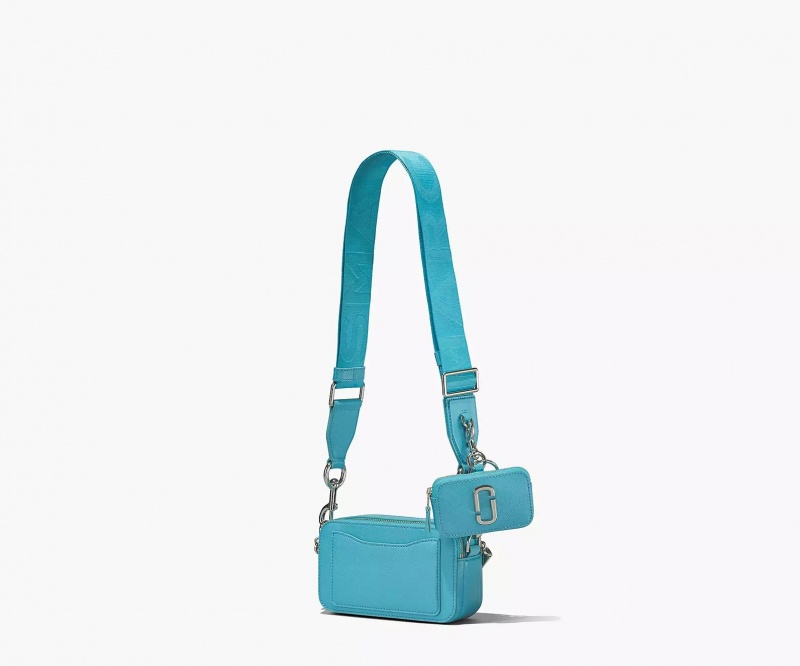 Turquoise Marc Jacobs The Utility Snapshot Women's Crossbody Bags | CMDJ-79536