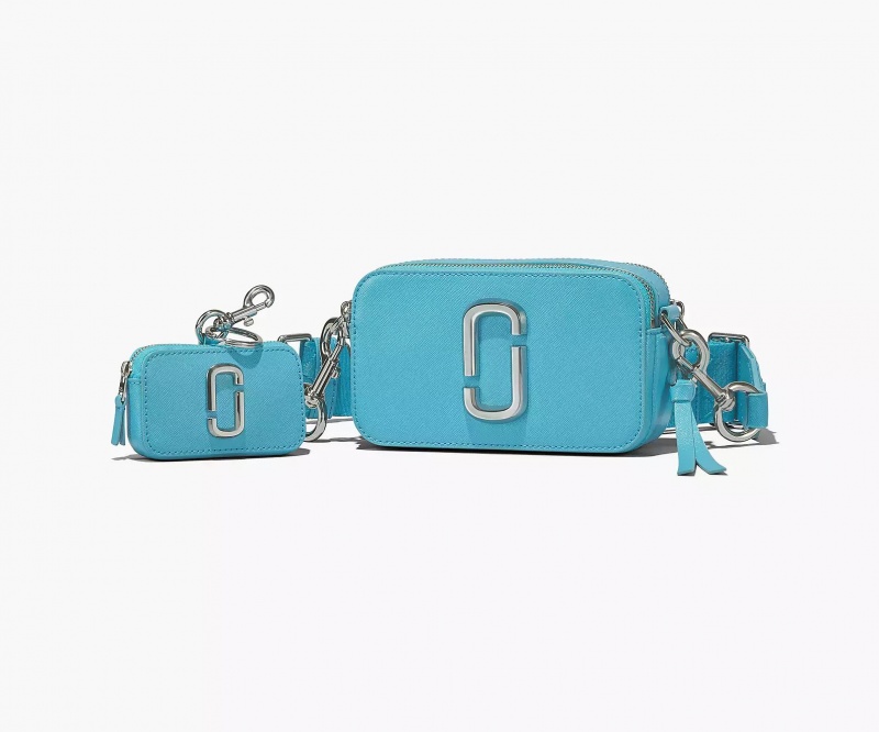 Turquoise Marc Jacobs The Utility Snapshot Women's Crossbody Bags | CMDJ-79536