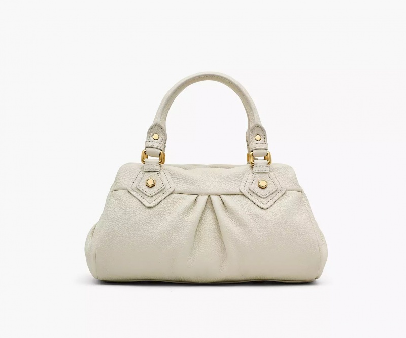 White Marc Jacobs Re-Edition Baby Groovee Women's Satchel Bags | LCGE-49627