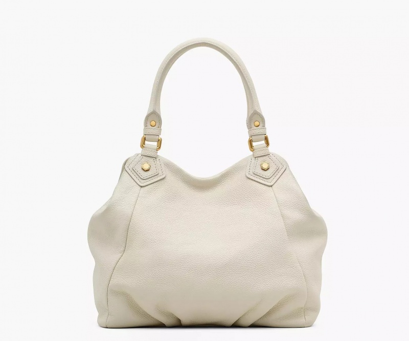 White Marc Jacobs Re-Edition Fran Women's Shoulder Bags | JBOL-18062