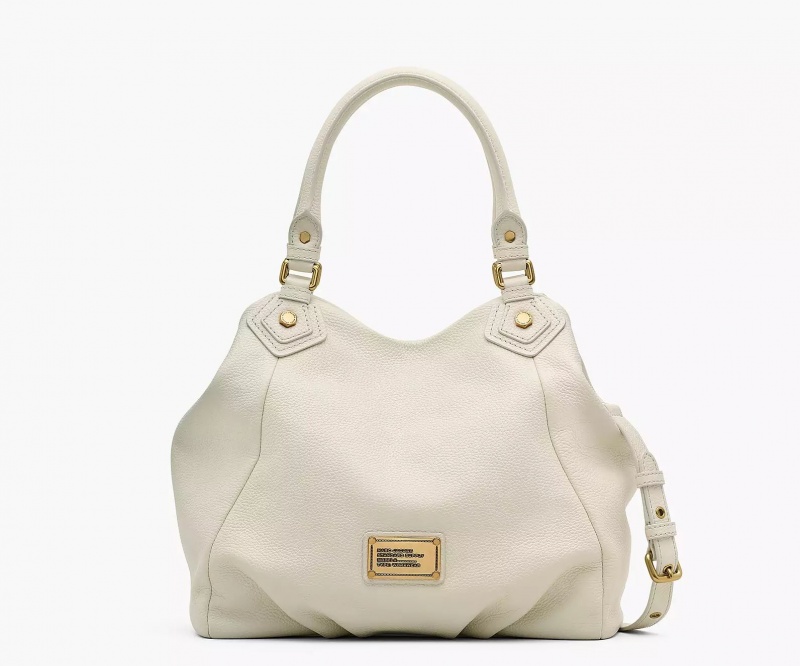 White Marc Jacobs Re-Edition Fran Women\'s Shoulder Bags | JBOL-18062