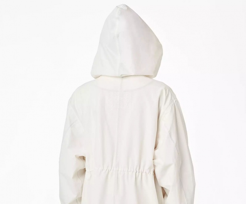 White Marc Jacobs The Balloon Parka Women's Jackets | ZDOM-70394