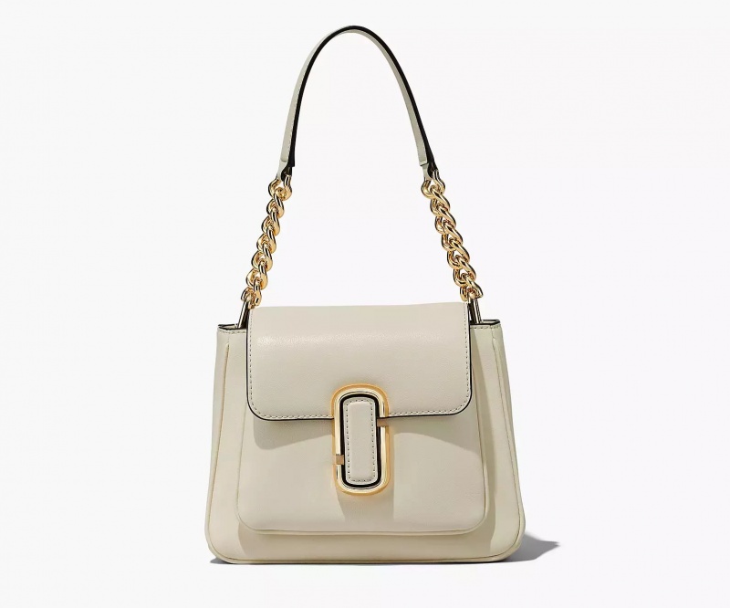 White Marc Jacobs The J Chain Women's Shoulder Bags | QYRG-61937