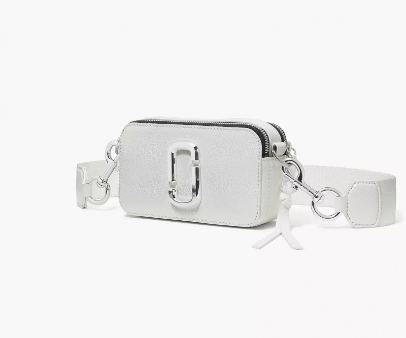 White Marc Jacobs The Snapshot DTM Women's Crossbody Bags | NFQJ-93850