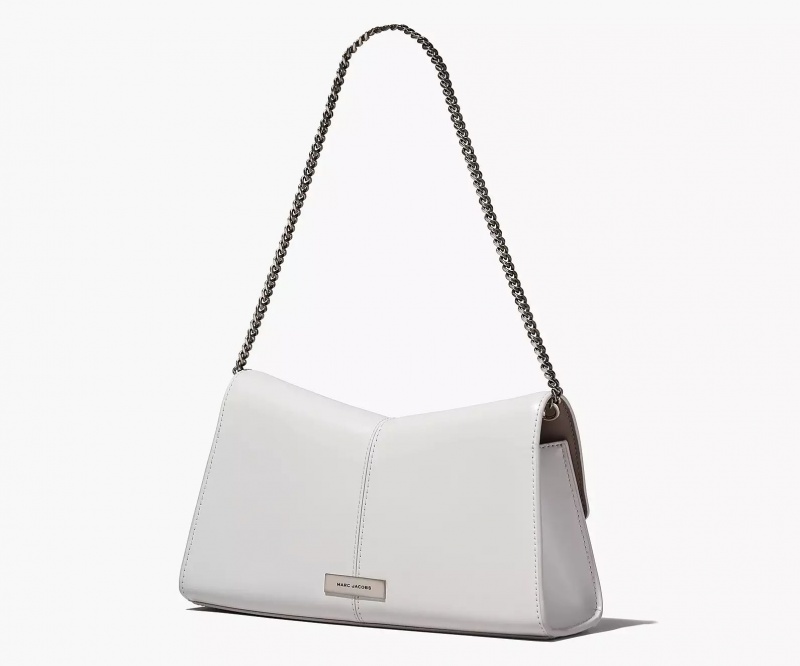 White Marc Jacobs The St. Marc Convertible Clutch Women's Shoulder Bags | LGRQ-34582