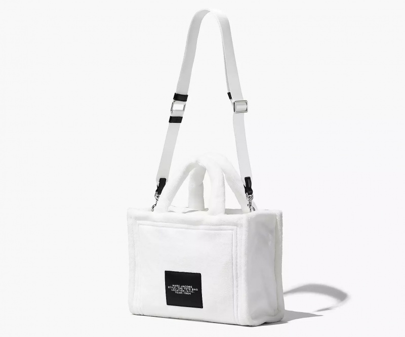 White Marc Jacobs The Terry Medium Women's Tote Bags | TQZI-75302