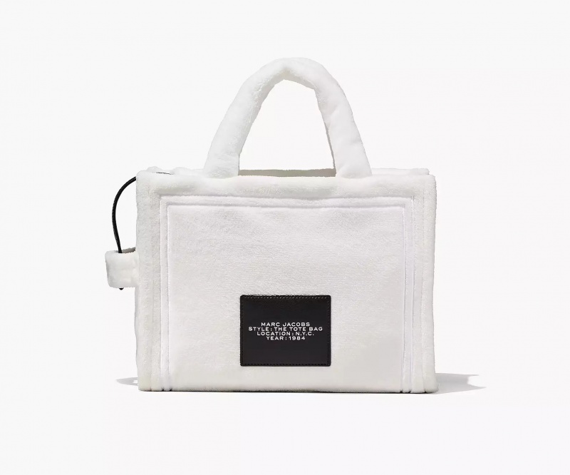 White Marc Jacobs The Terry Medium Women's Tote Bags | TQZI-75302