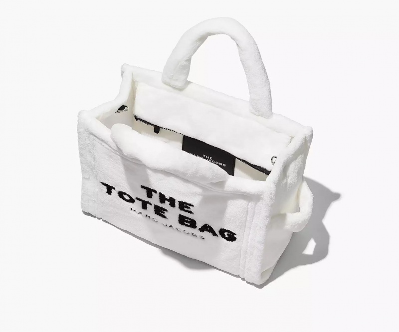 White Marc Jacobs The Terry Medium Women's Tote Bags | TQZI-75302