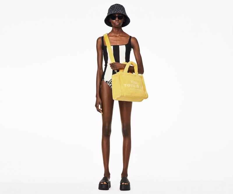 Yellow Marc Jacobs The Terry Medium Women's Tote Bags | XASV-84673