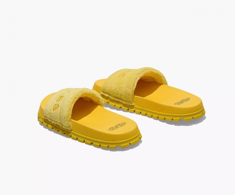 Yellow Marc Jacobs The Terry Women's Sandals | KLXB-05497