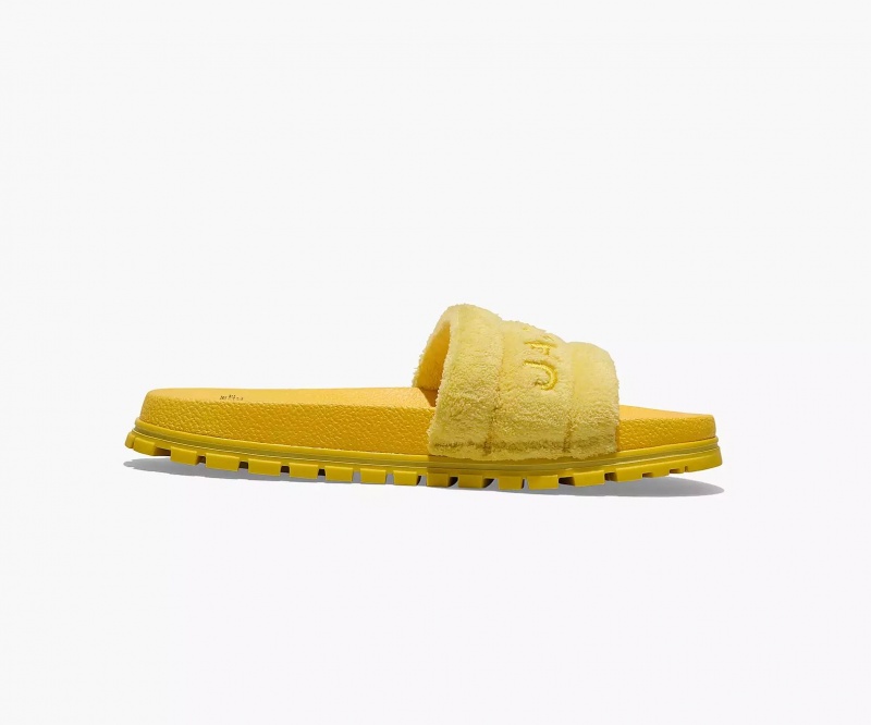 Yellow Marc Jacobs The Terry Women's Sandals | KLXB-05497