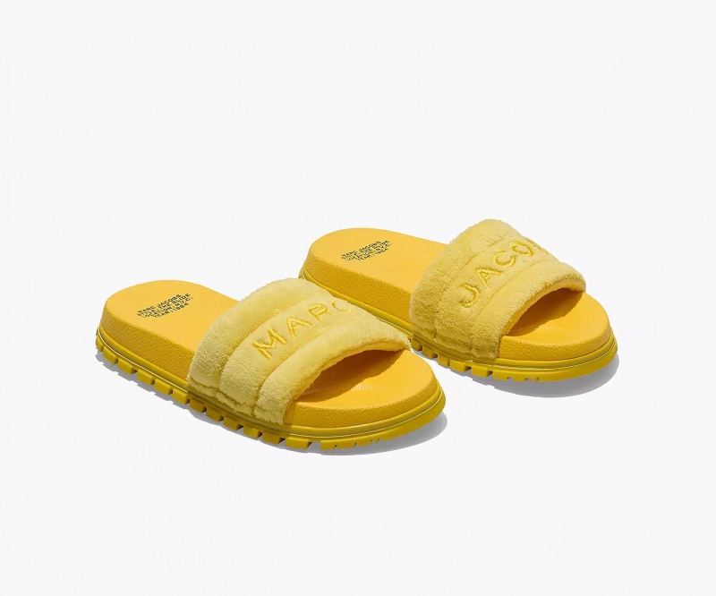 Yellow Marc Jacobs The Terry Women\'s Sandals | KLXB-05497